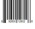 Barcode Image for UPC code 892600126026