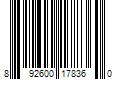 Barcode Image for UPC code 892600178360