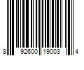 Barcode Image for UPC code 892600190034