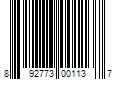 Barcode Image for UPC code 892773001137