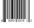 Barcode Image for UPC code 892931000163