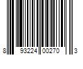 Barcode Image for UPC code 893224002703