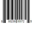 Barcode Image for UPC code 893239000725