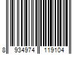 Barcode Image for UPC code 8934974119104