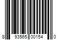 Barcode Image for UPC code 893565001540