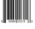 Barcode Image for UPC code 893869003158