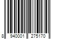 Barcode Image for UPC code 8940001275170