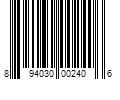 Barcode Image for UPC code 894030002406