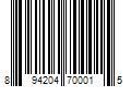 Barcode Image for UPC code 894204700015