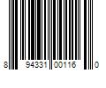 Barcode Image for UPC code 894331001160