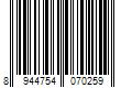 Barcode Image for UPC code 8944754070259