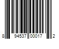 Barcode Image for UPC code 894537000172