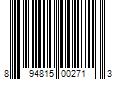 Barcode Image for UPC code 894815002713