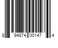 Barcode Image for UPC code 894874001474