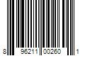 Barcode Image for UPC code 896211002601