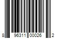 Barcode Image for UPC code 896311000262