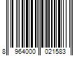 Barcode Image for UPC code 8964000021583