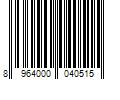 Barcode Image for UPC code 8964000040515