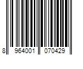 Barcode Image for UPC code 8964001070429. Product Name: 