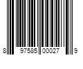 Barcode Image for UPC code 897585000279