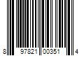 Barcode Image for UPC code 897821003514