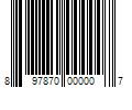 Barcode Image for UPC code 897870000007