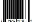 Barcode Image for UPC code 898000011665