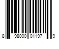 Barcode Image for UPC code 898000011979