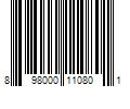 Barcode Image for UPC code 898000110801