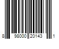 Barcode Image for UPC code 898000201431