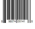 Barcode Image for UPC code 898074001418