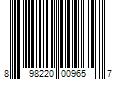 Barcode Image for UPC code 898220009657