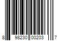 Barcode Image for UPC code 898230002037