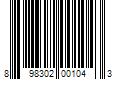 Barcode Image for UPC code 898302001043