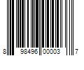 Barcode Image for UPC code 898496000037