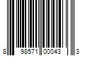 Barcode Image for UPC code 898571000433