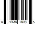 Barcode Image for UPC code 898618004035