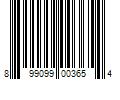 Barcode Image for UPC code 899099003654