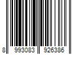 Barcode Image for UPC code 8993083926386