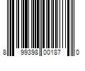 Barcode Image for UPC code 899398001870