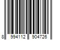 Barcode Image for UPC code 8994112904726