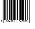 Barcode Image for UPC code 8994981045636