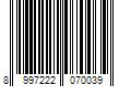 Barcode Image for UPC code 8997222070039