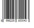 Barcode Image for UPC code 8998225800043