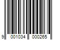 Barcode Image for UPC code 9001034000265