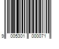 Barcode Image for UPC code 9005301000071