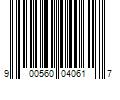 Barcode Image for UPC code 900560040617