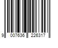 Barcode Image for UPC code 9007636226317