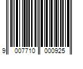 Barcode Image for UPC code 9007710000925