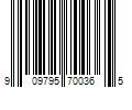 Barcode Image for UPC code 909795700365